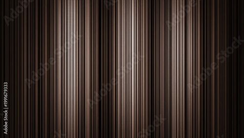 Dark, textured vertical stripes of varying width and reflectivity