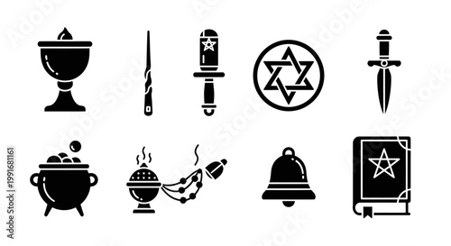 Jewish religious symbols and objects.