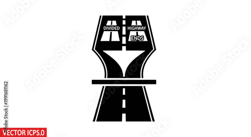 Interchange road junction highway merge.