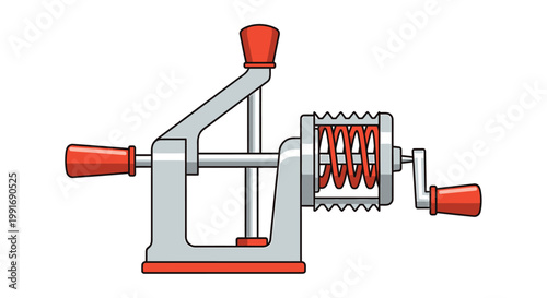 Manual Meat Grinder Machine Device.