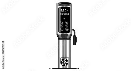 Modern Electric Immersion Water Heater Device.