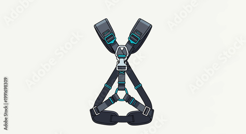 New Safety Harness for Construction Workers, Professional Grade Equipment.