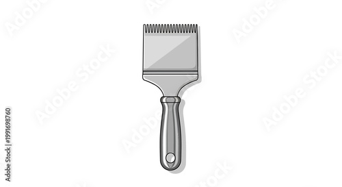 Paint Brush with Flat Head.