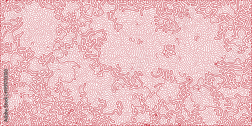 Turing Abstract Pattern, suitable for any business. White and pink color diffusion reaction seamless pattern. abstract Reaction-diffusion or Turing pattern formation, coral reef, natural texture.	