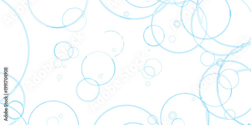 Modern abstract light blue Circle background vector.  Geometric circles vector seamless pattern design. abstract background with difference shape circle website,Network, banner, template style vector.