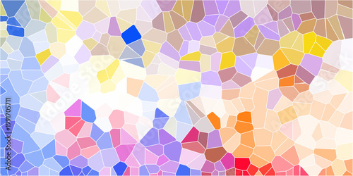 light colorful crystallize abstract background in light sweet vector illustration. white stoke colors stone tile pattern Cement kitchen decor design. abstract mosaic polygonal background vector.	