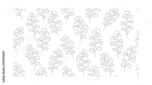 a black and white illustration of trees.