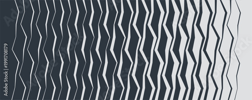 A parametric pattern with curves creating an angular design. Lines create dynamic movement. Abstract geometric background. Illustration for brochure, poster, cover, card, presentation, flyer or banner