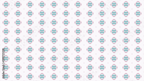 Soft floral geometric seamless pattern pastel decorative background for textile wallpaper packaging and feminine design applications
