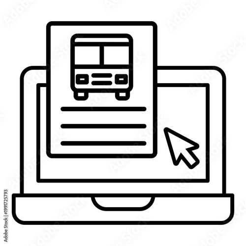 Bus icon vector. Public transport Illustration sign. Bus stop symbol. Bus station logo. Bus route web icon.