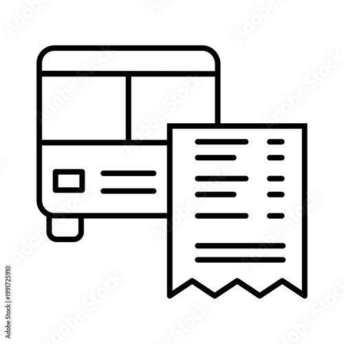 Bus icon vector. Public transport Illustration sign. Bus stop symbol. Bus station logo. Bus route web icon.
