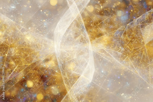  Golden shimmering background