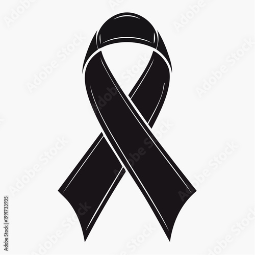 Black Awareness Ribbon