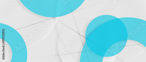 Modern blue and white geometric shapes abstract background geometry shine and layer element