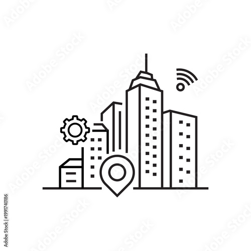 Smart Cities Icon