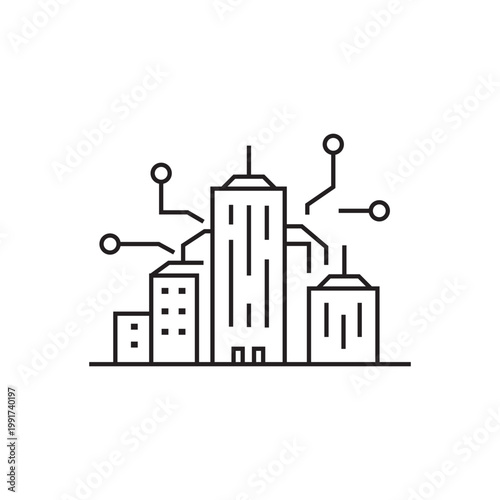 Smart Cities Icon