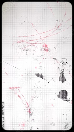 Flickering noisy grunge style film effect overlay loop.
