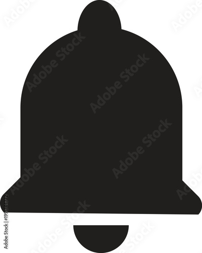 Bell icon black color