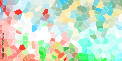 Fotografie light colorful crystallize abstract background in light sweet vector illustration