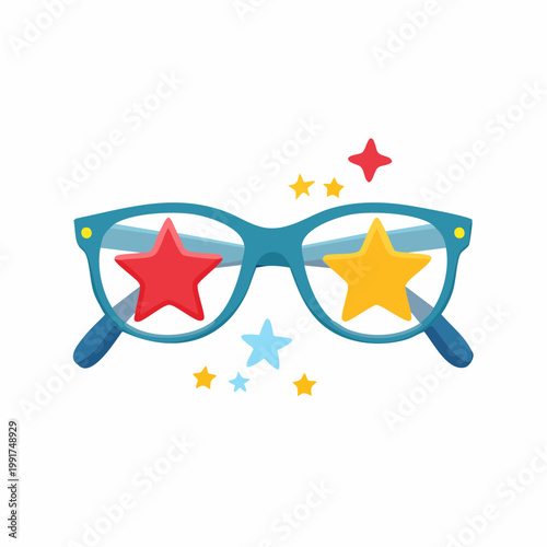 Funky Glasses with Stars