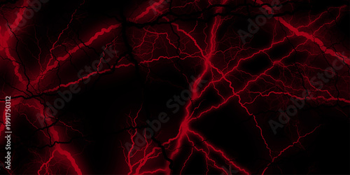 Vibrant Strikes Illuminate a red Background. Energy explosion. Vector illustration. blue electronic line background.. dark matter abstract background pattern wallpaper background design.	