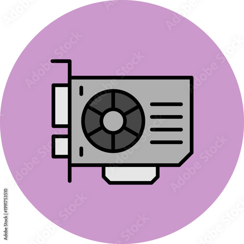 Graphics Card Icon Design