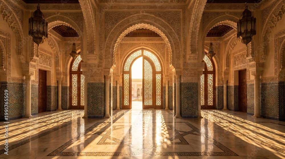 Obraz premium Ramadan Grand Portal of Light - Majestic Interior