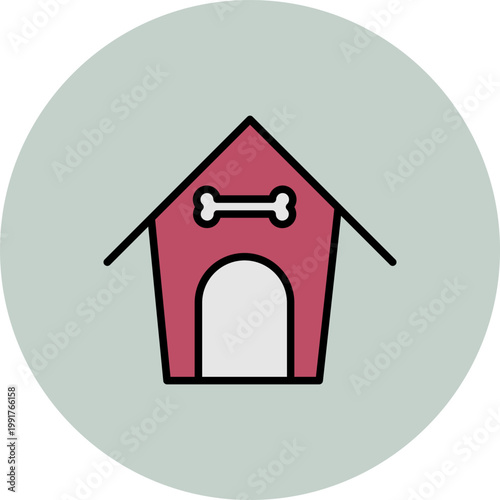 Dog House Icon Design
