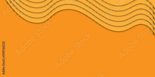 3D abstract paper cut background and paper cut shapes, vector illustration