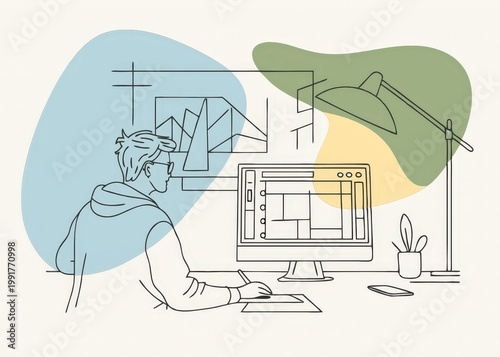 Modern Office Workspace