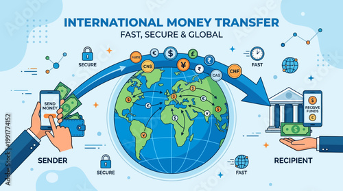 International money transfer services offer fast, secure, and global financial transactions for sending and receiving funds easily.