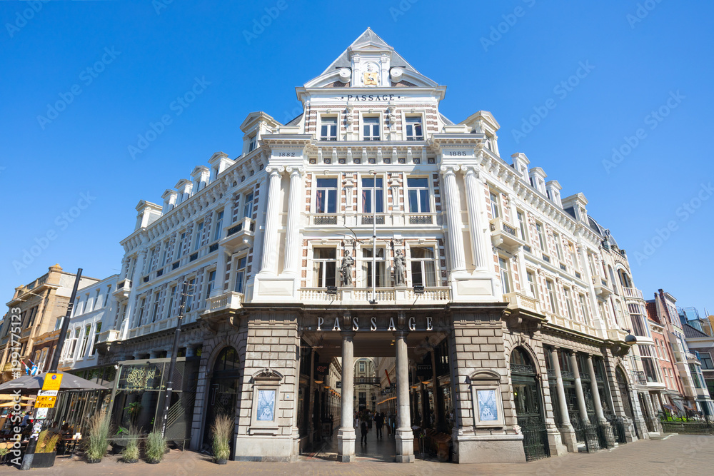Fototapeta premium De Passage historic shopping mall in The Hague, Netherlands