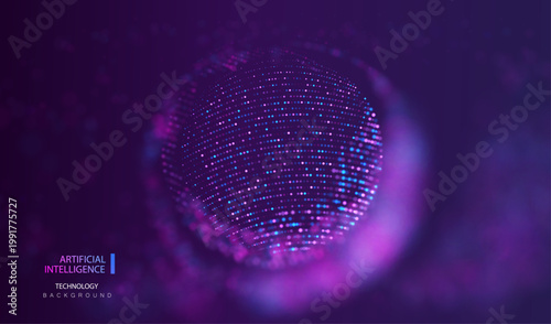 Disco ball background. Music event poster vector. Glowing shiny sphere banner design illustration. Led blurred glitter concept.