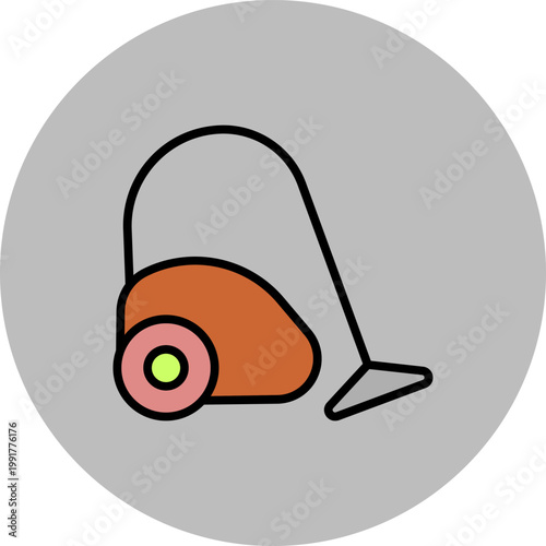 Room Cleaning Icon Design