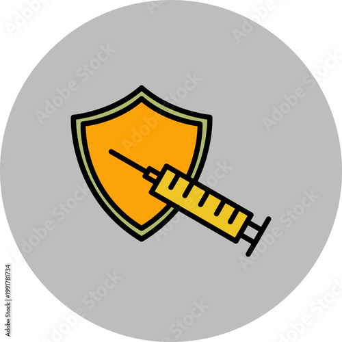 Vaccination Icon Design