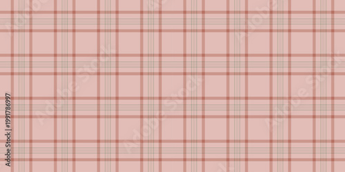 Spanish fabric plaid textile, hotel check tartan texture. Holiday pattern seamless vector background in light and pastel colors.
