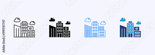 Urban Icon Set Multistyle Various Collection Element For Design