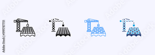 Structure Icon Set Multistyle Various Collection Element For Design