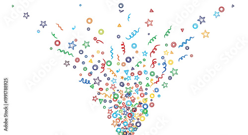 Colorful gear icons, mechanical symbols, and cogs vector set, business and technology concepts