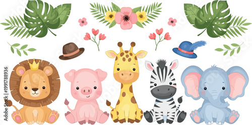 animals in the garden