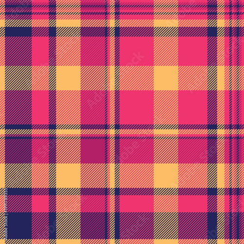 Plaid ideal for exclusive sewing projects and small business fashion lines. Seamless vectors suit custom apparel, scarves, and digital presentation mockups.