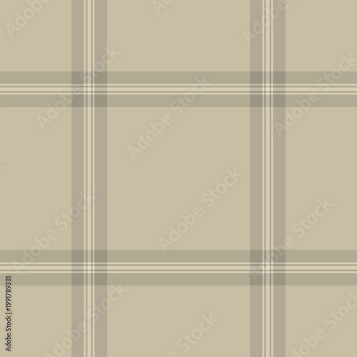 Antique textile pattern fabric, mid vector background texture. Clothing seamless plaid tartan check in pastel and light colors.