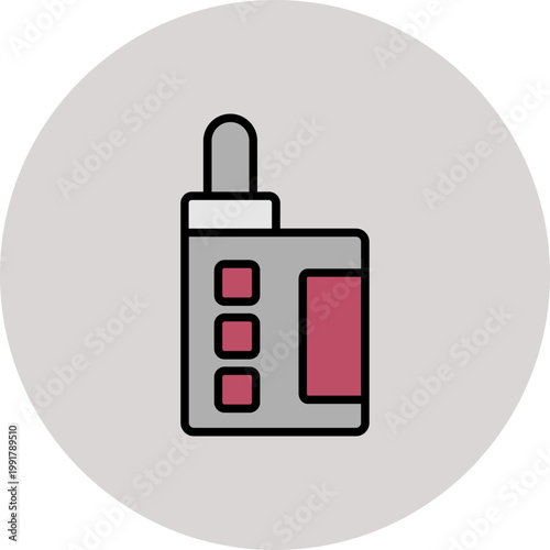 Electronic Cigarette Icon Design