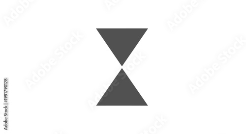 Free Download Abstract Geometric Shape Hourglass Symbol. - GFXLoad