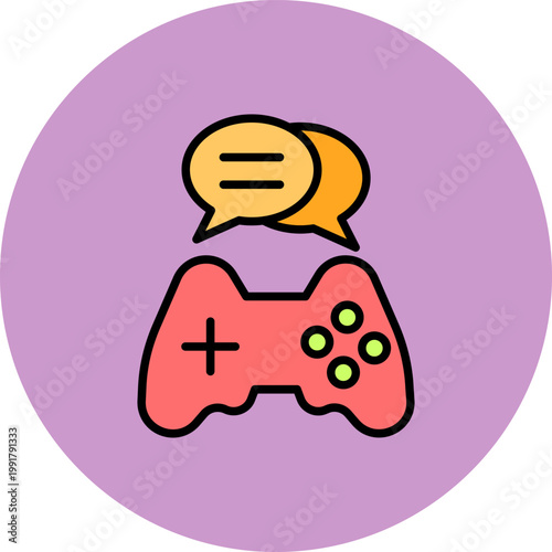Gaming Chat Icon Design