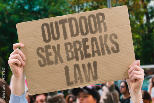 Quadro su tela "Outdoor Sex Breaks Law" criminal law confirms intimate acts performed in public outdoor spaces violate public decency laws