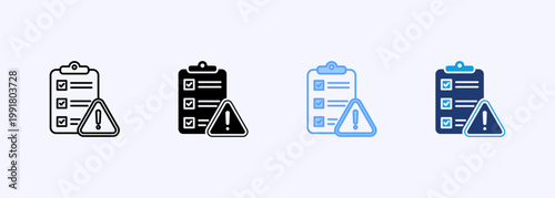 Assess Icon Set Multistyle Various Collection Element For Design