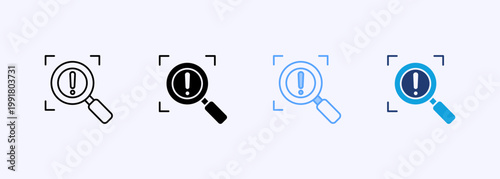 Analysis Icon Set Multistyle Various Collection Element For Design