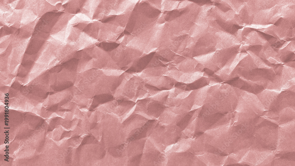 Fototapeta premium Textured pink crumpled paper desktop wallpaper