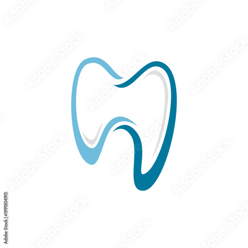 dental symbol logo.illustration simple